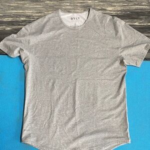 BYLT Basics Light Gray Short Sleeve Tee